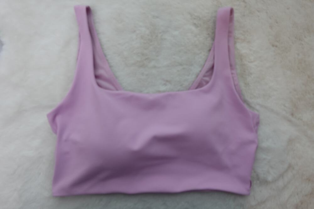 Lululemon Ben This Scoop & Square Bra S/M - Pink/Lilac